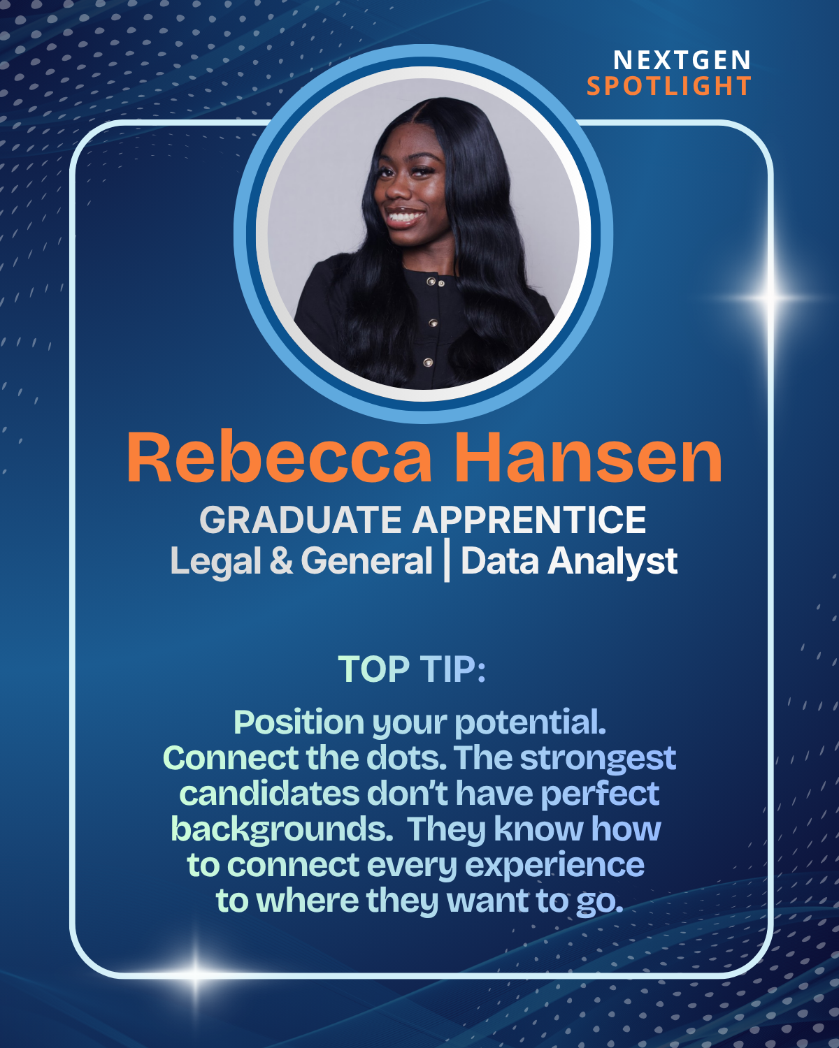 NextGen Spotlight Rebecca Hansen